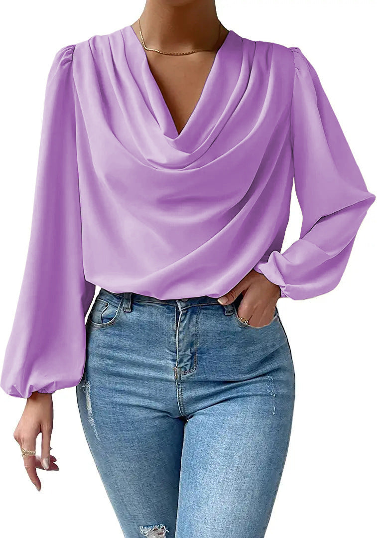 Haut col en V Bellachicha pour femme
