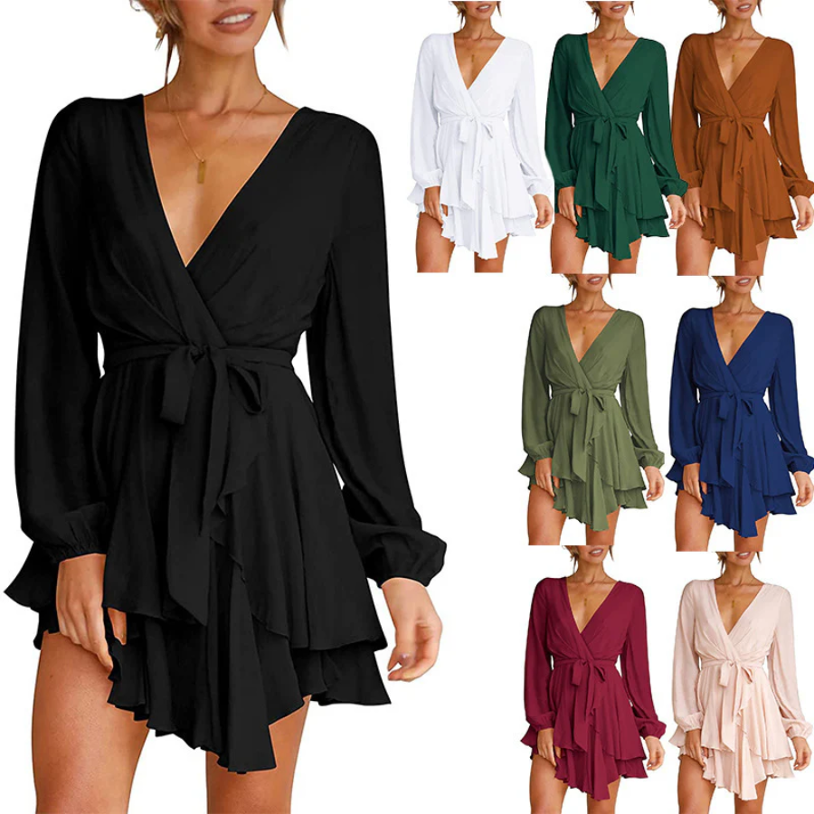 Aimée | Robe portefeuille d'été | Mini