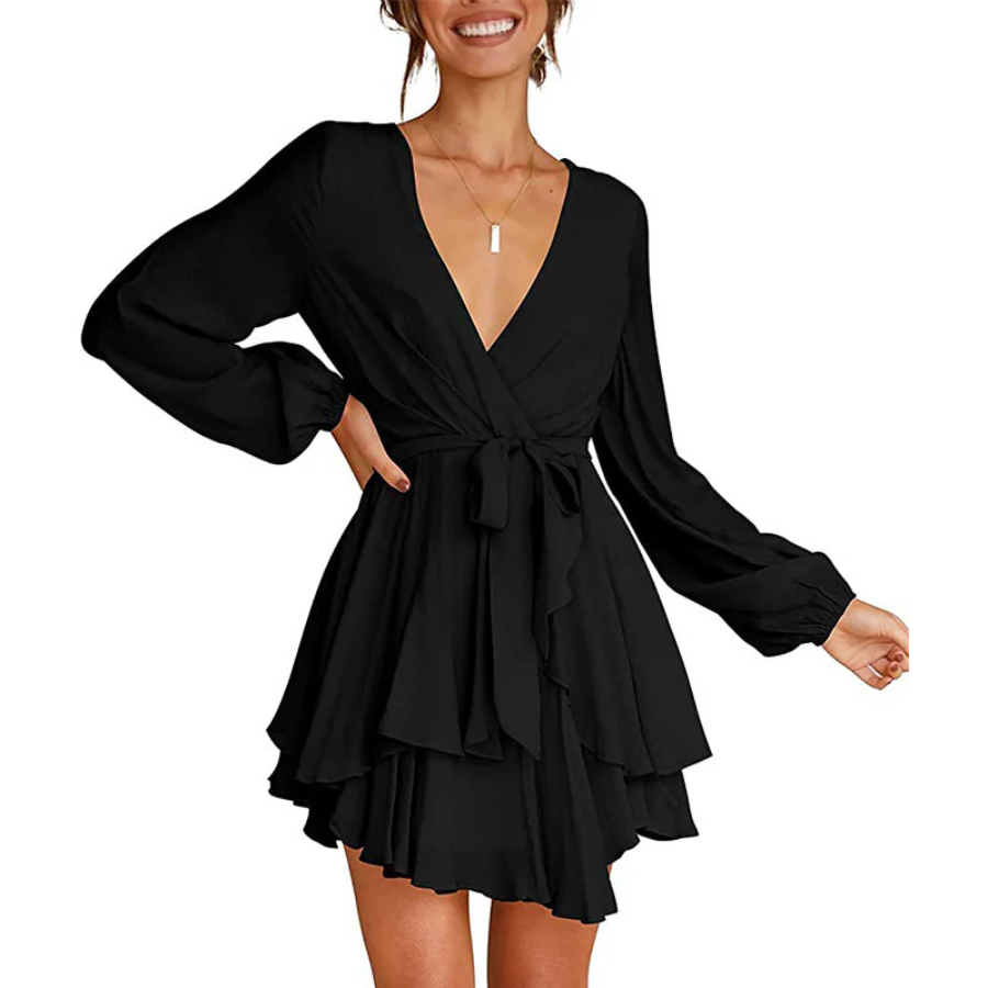 Aimée | Robe portefeuille d'été | Mini