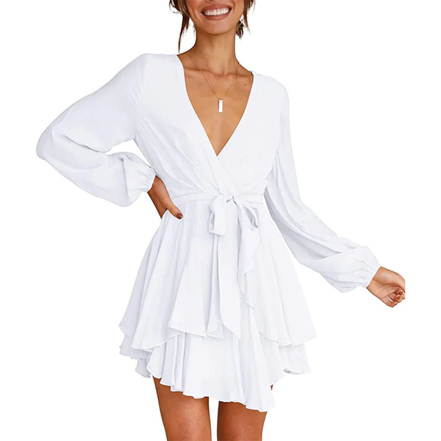 Aimée | Robe portefeuille d'été | Mini