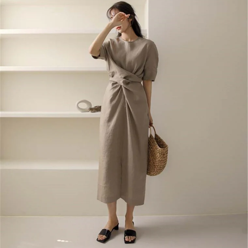Aliza | Robe longue portefeuille | Midi
