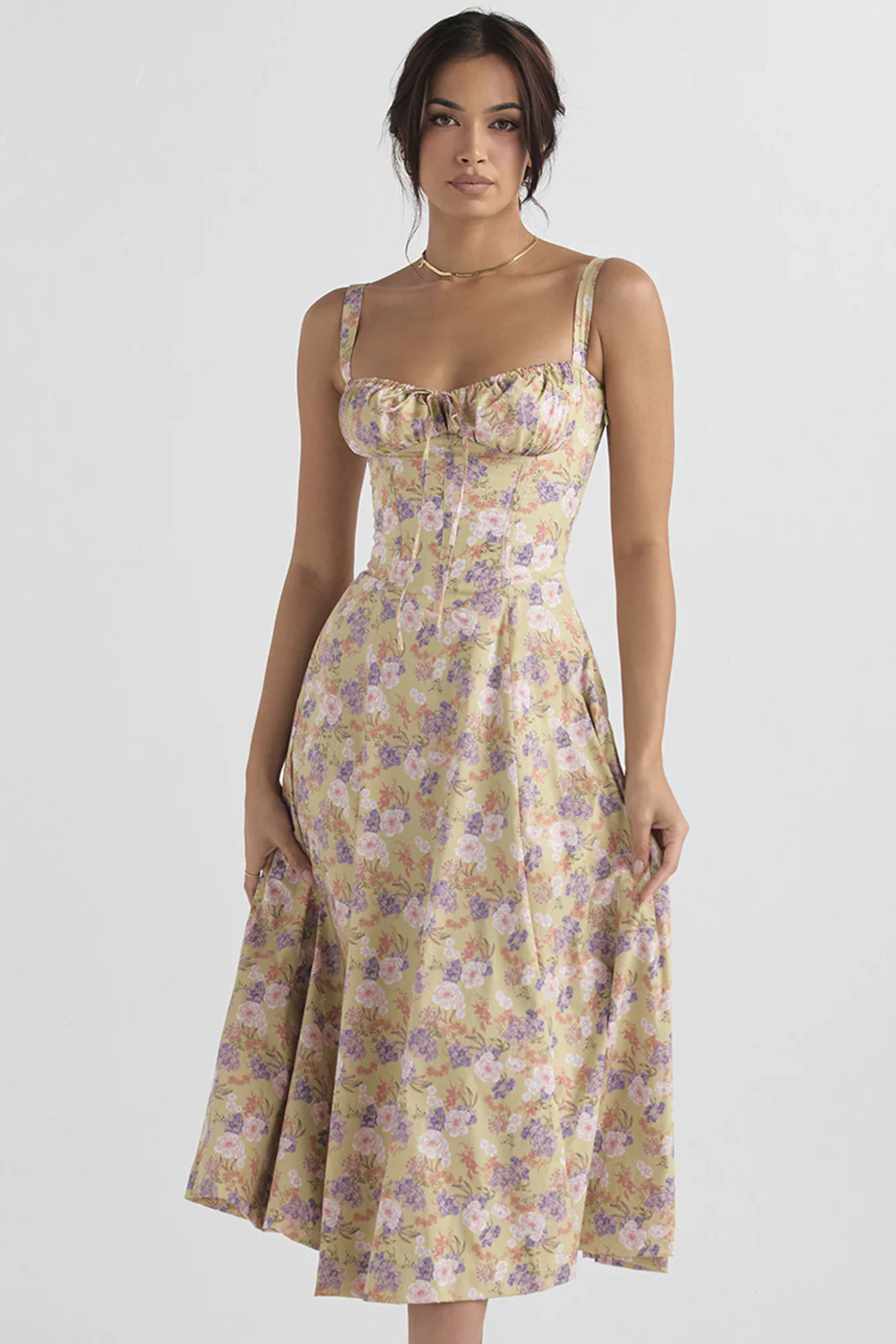 Enjiel | Damen Lange Sommerkleid | Midi