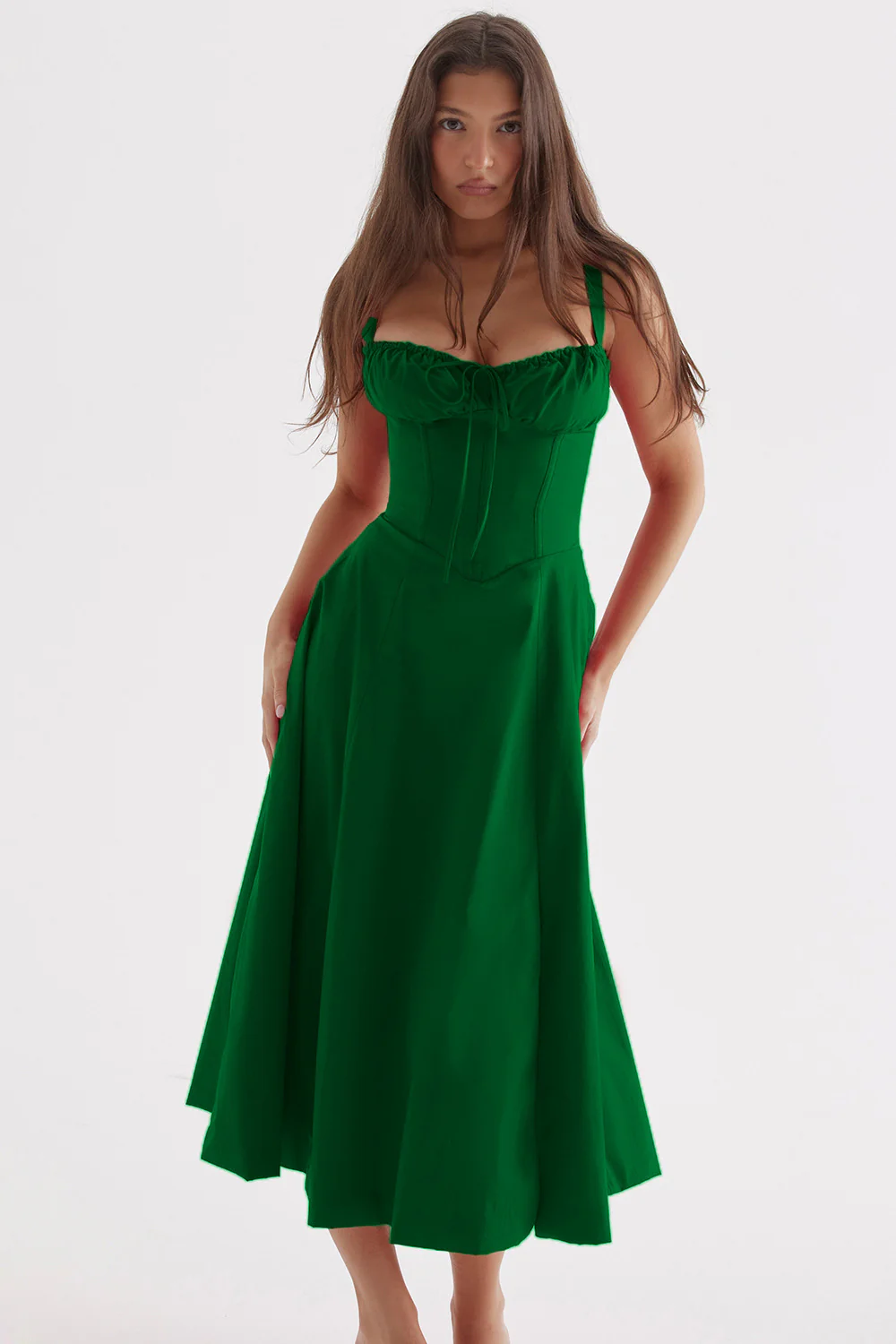 Enjiel | Damen Lange Sommerkleid | Midi