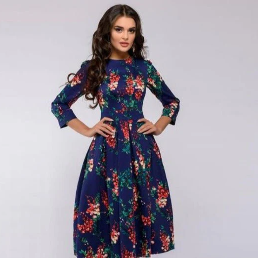 Felize | Damen Elegant Partykleid | Midi