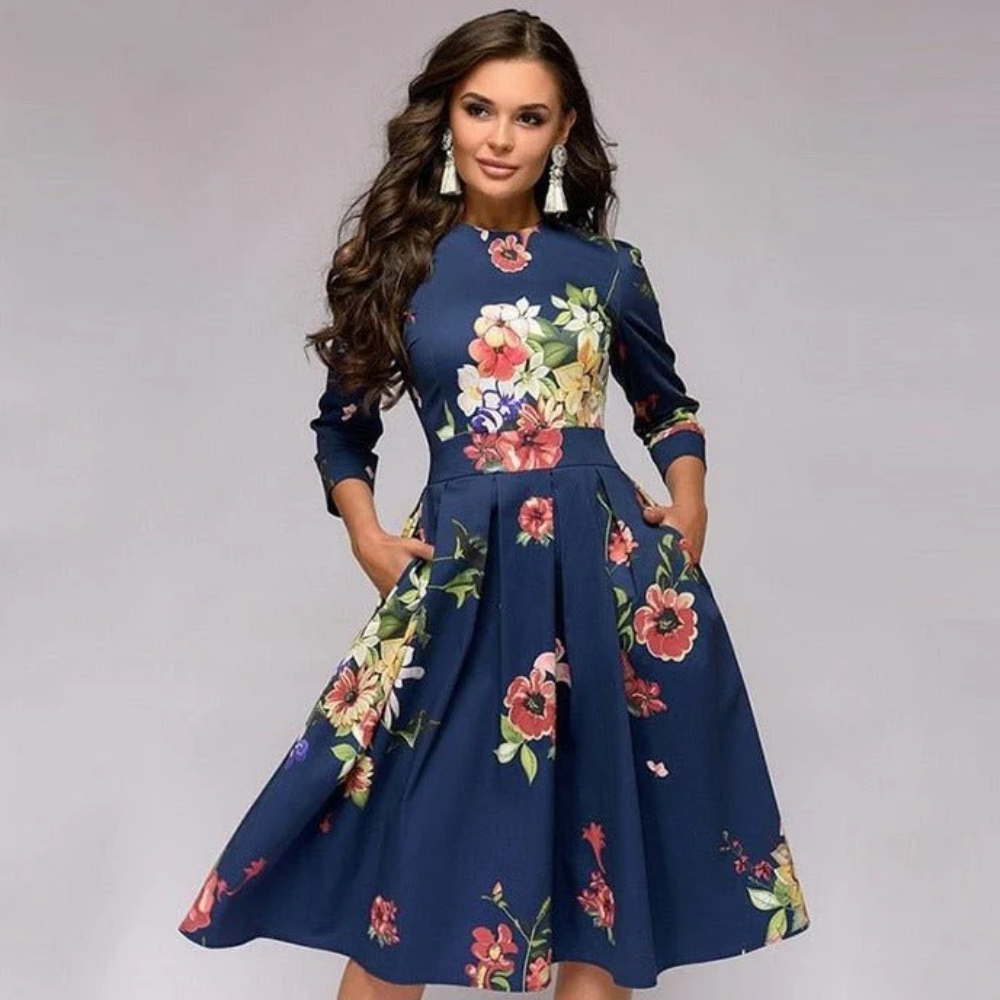 Felize | Damen Elegant Partykleid | Midi