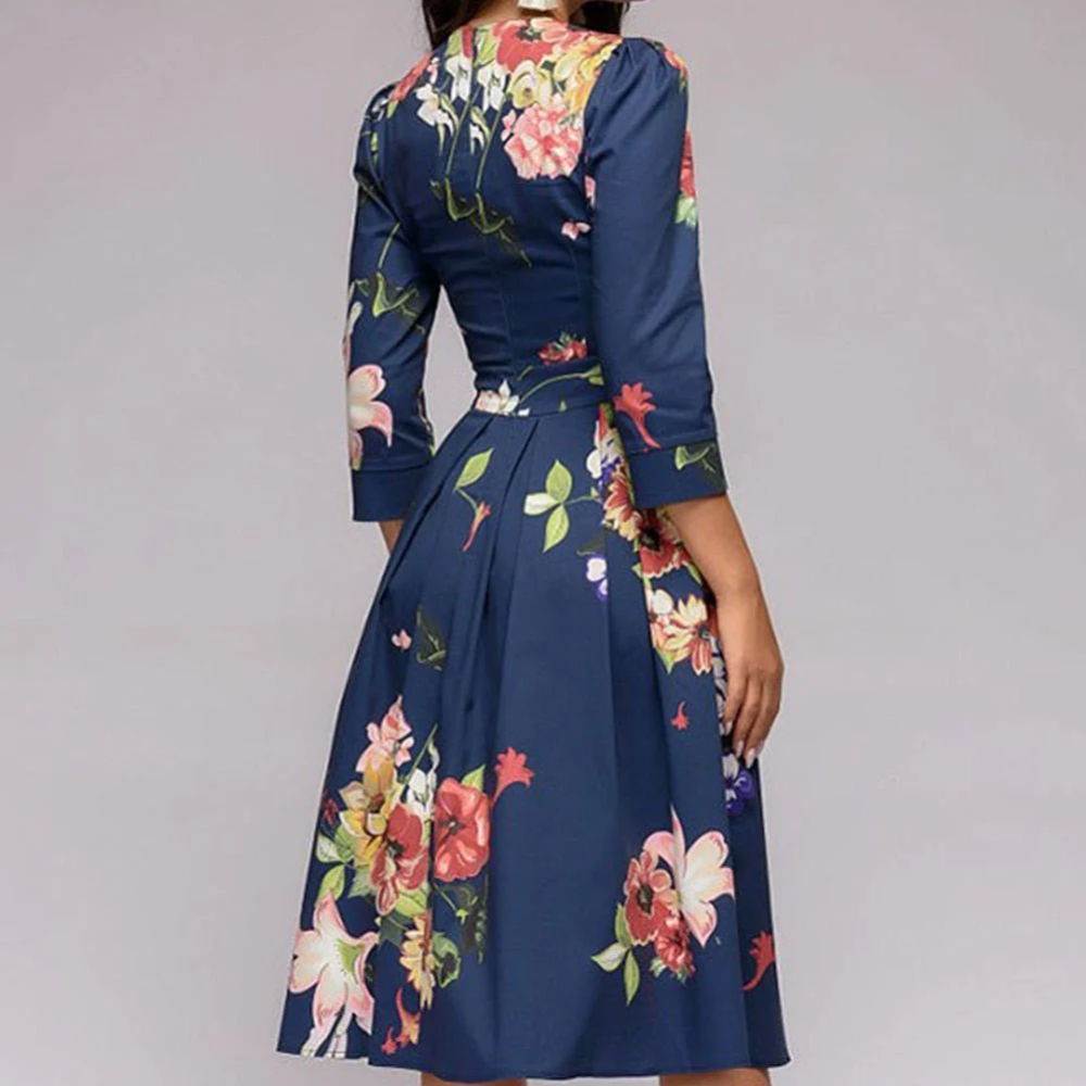 Felize | Damen Elegant Partykleid | Midi