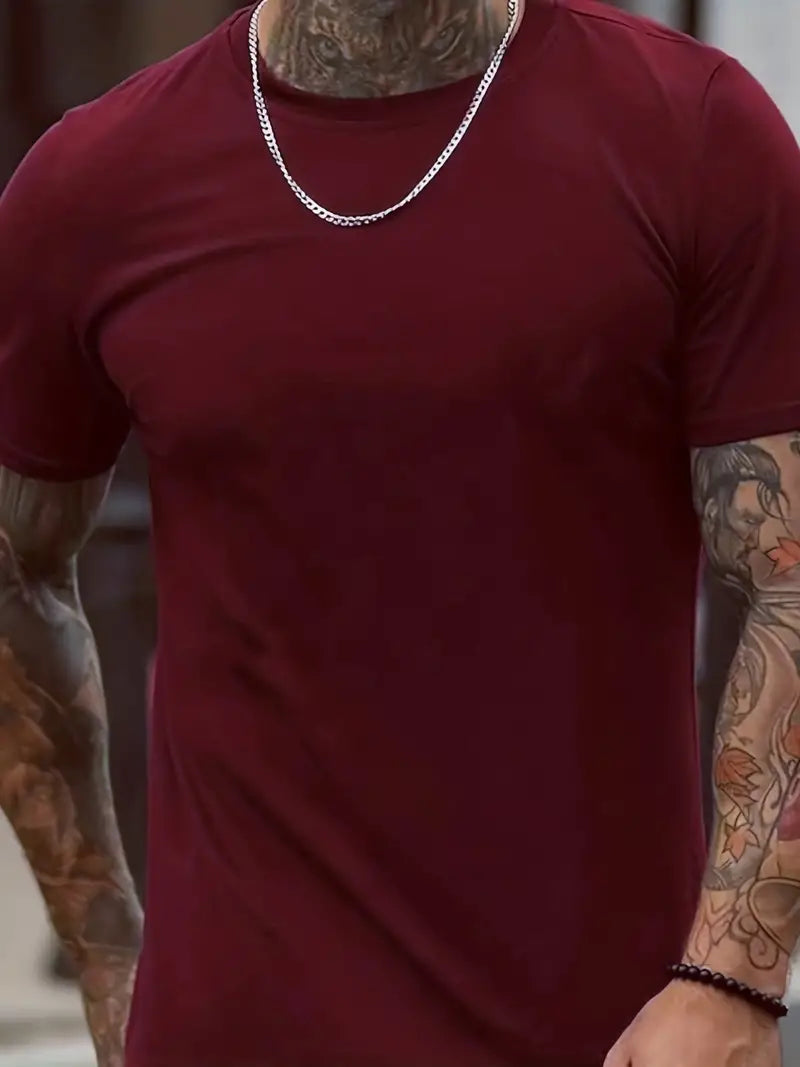 Xander – T-shirt classique à col rond pour homme