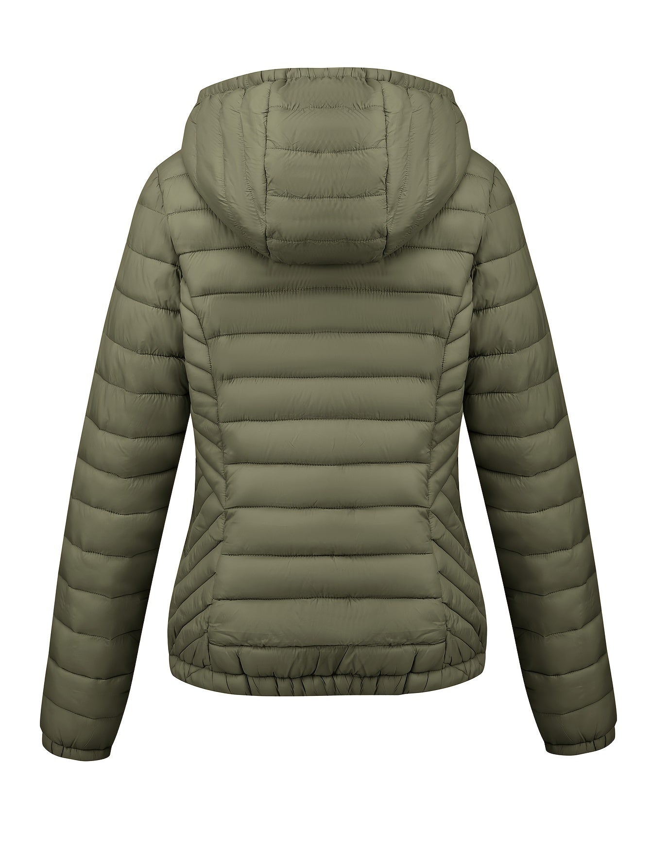 Wikran | Manteau bouffant à capuche zippé pour femme