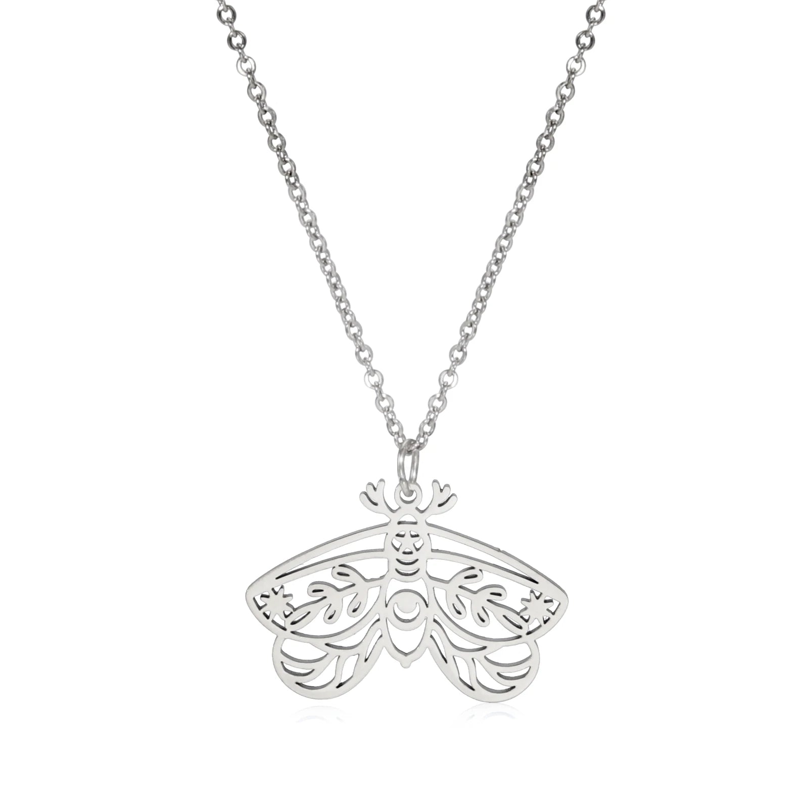 Flora - Collier minimaliste avec pendentif papillon
