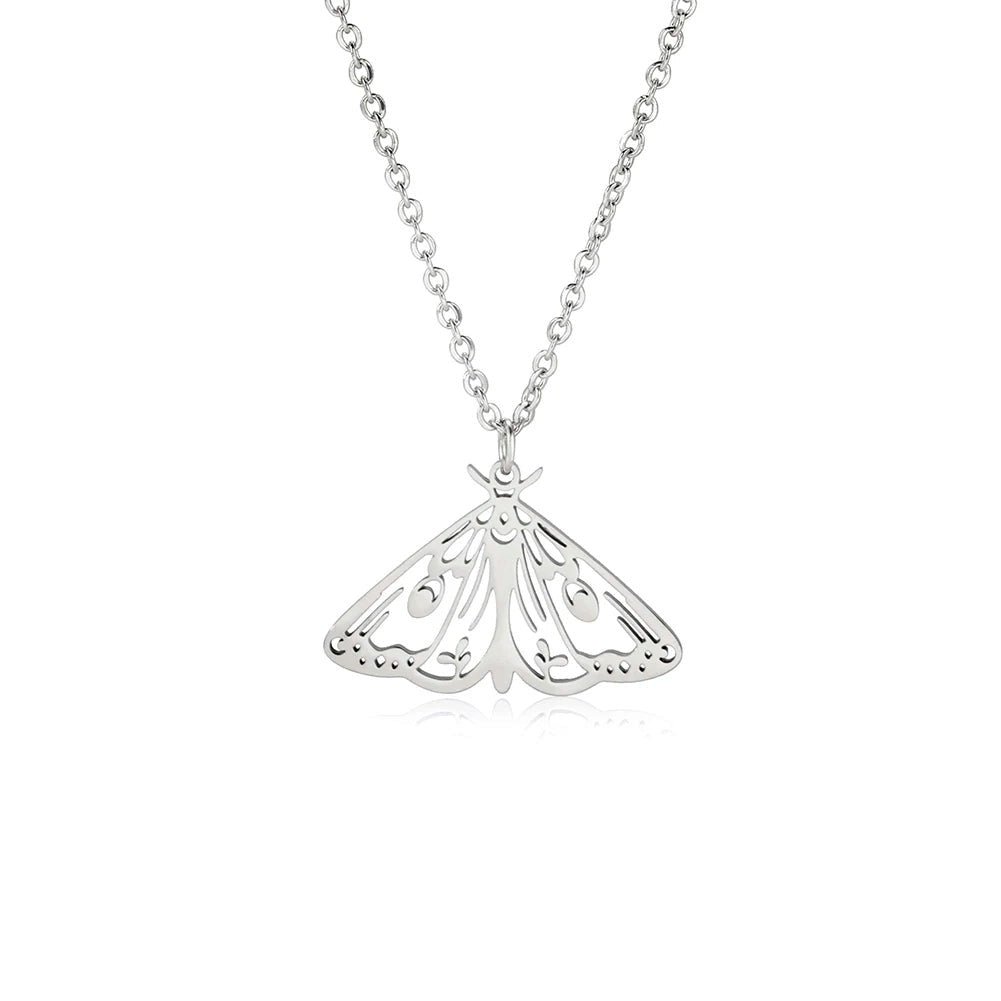 Flora - Collier minimaliste avec pendentif papillon