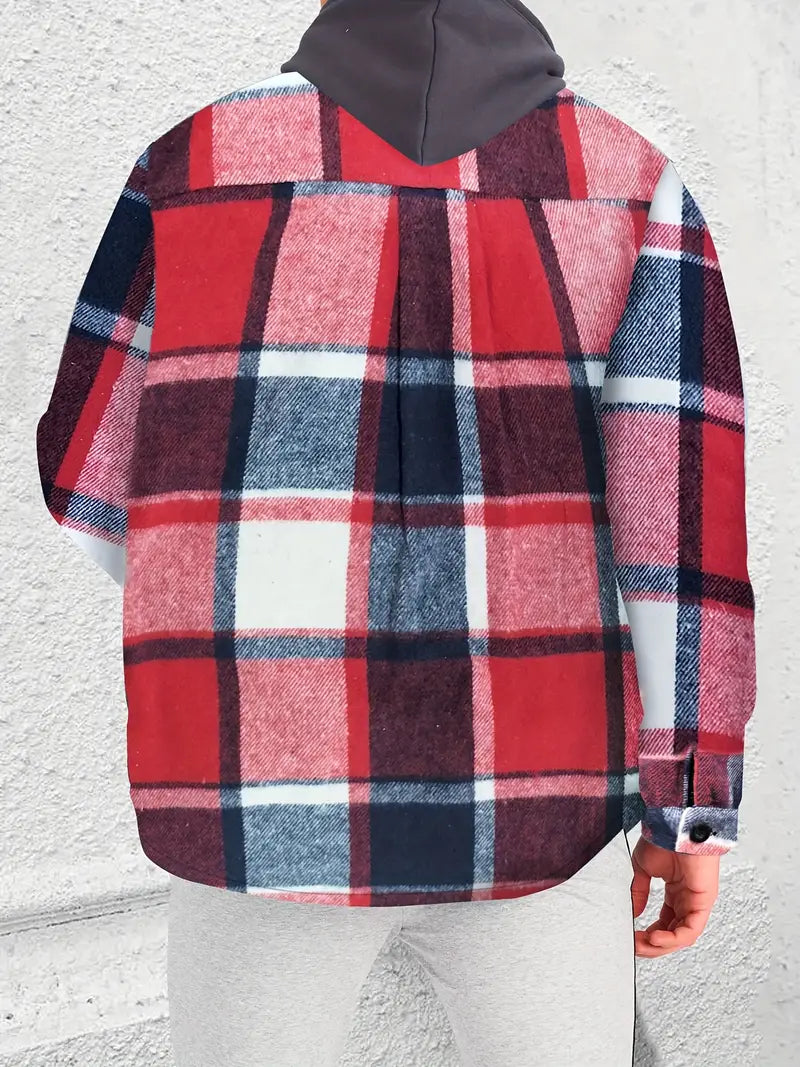 Jeremy – veste chemise à carreaux à manches longues