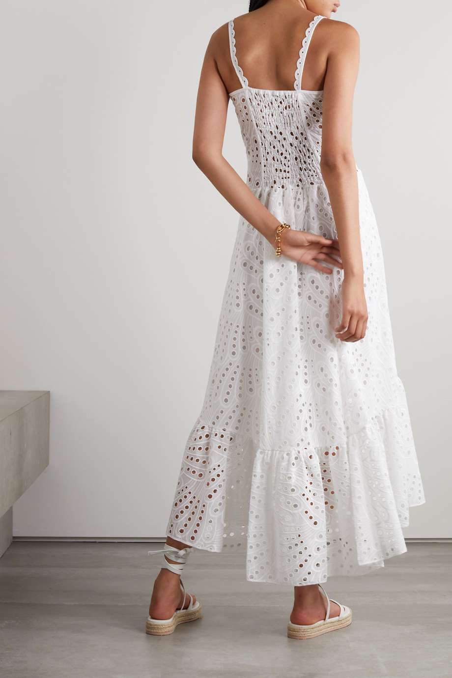 Dolly – Midi-Bustierkleid aus bestickter Spitze