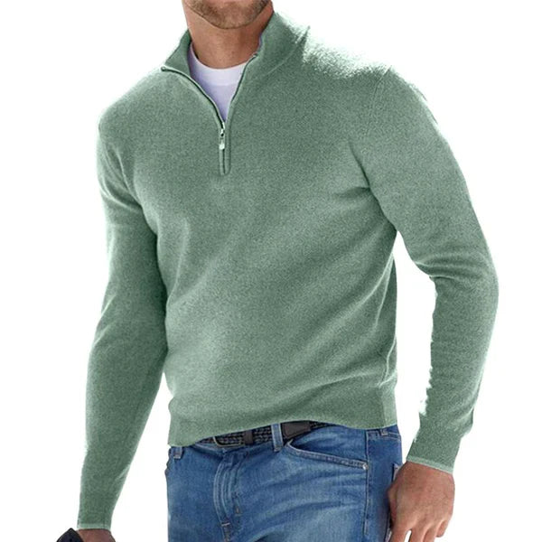 Tobias – pull zippé pour homme