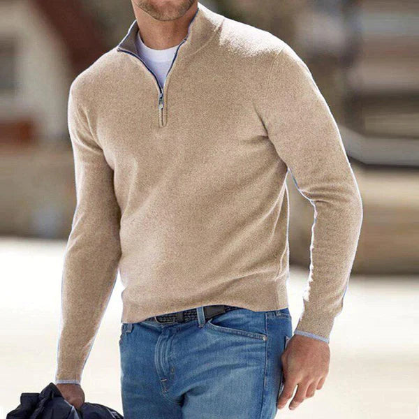 Tobias – pull zippé pour homme