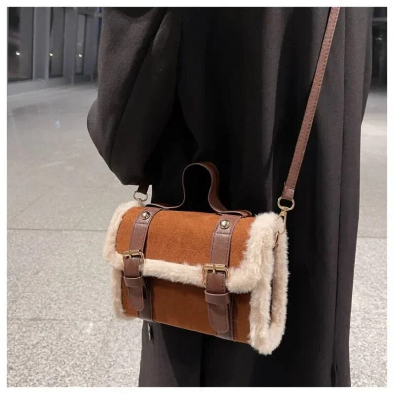 Bellachicha - Lamm Plüsch Samt Tasche