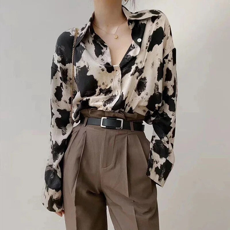 Bellachicha - Kuh Chiffon Bluse