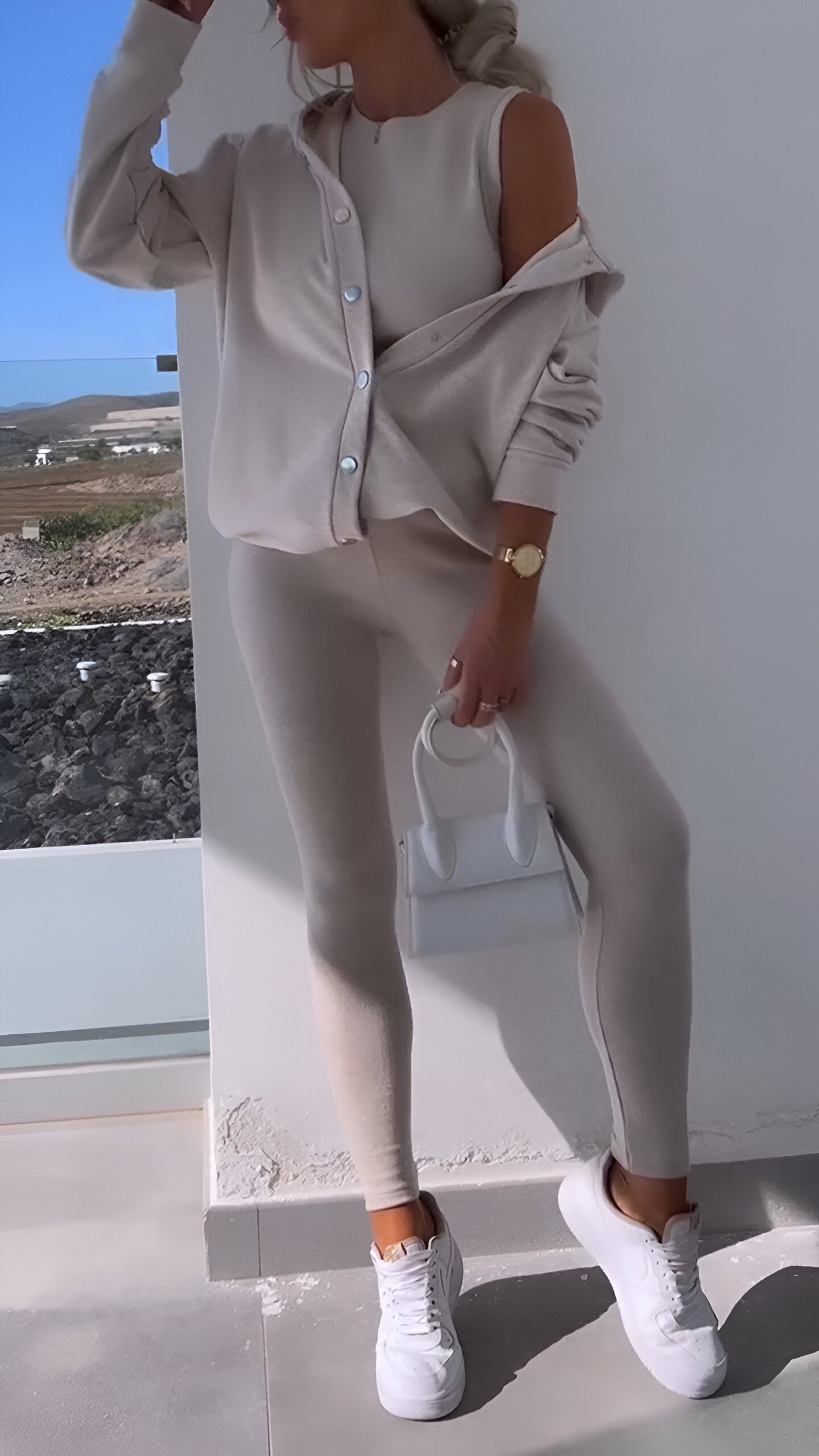 Cosyset - cardigan avec sweat à capuche