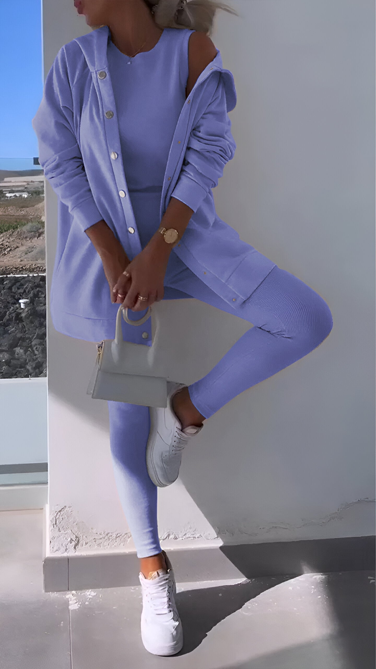 Cosyset - cardigan avec sweat à capuche