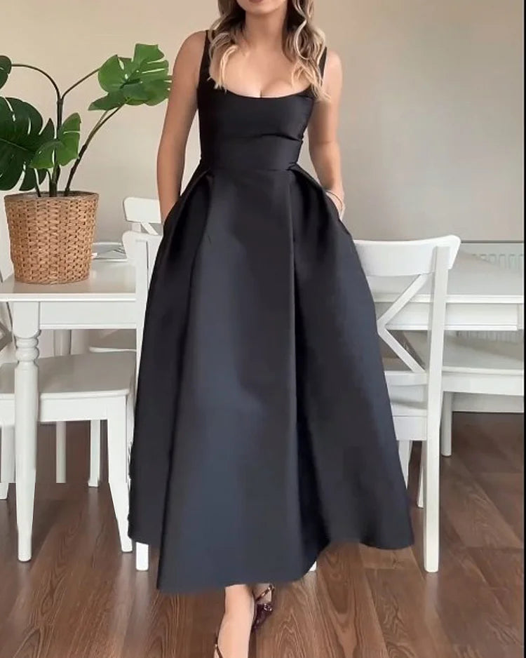 AVRIL™ | ROBE MIDI SANS MANCHES