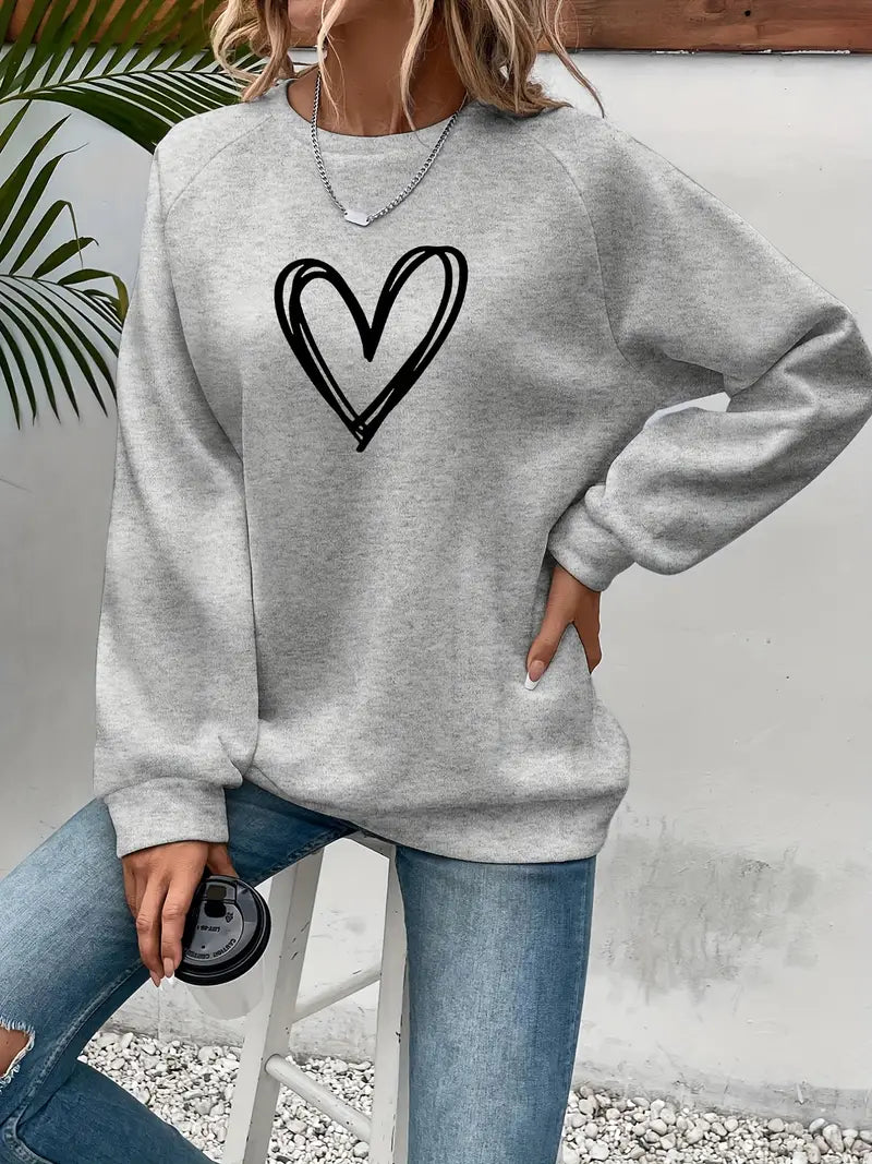Emily – pull élégant à motif cœur