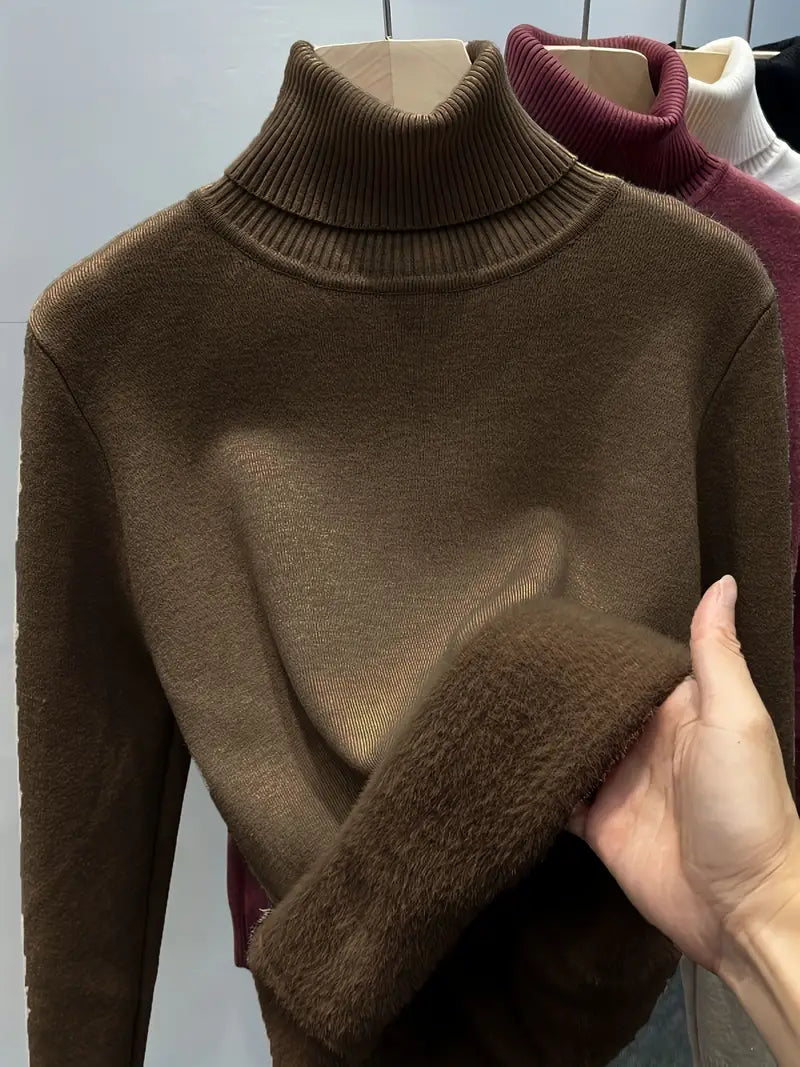 Emma – pull à col roulé
