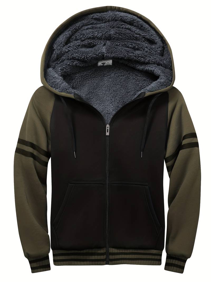 Jason – flauschige jacke mit kapuze