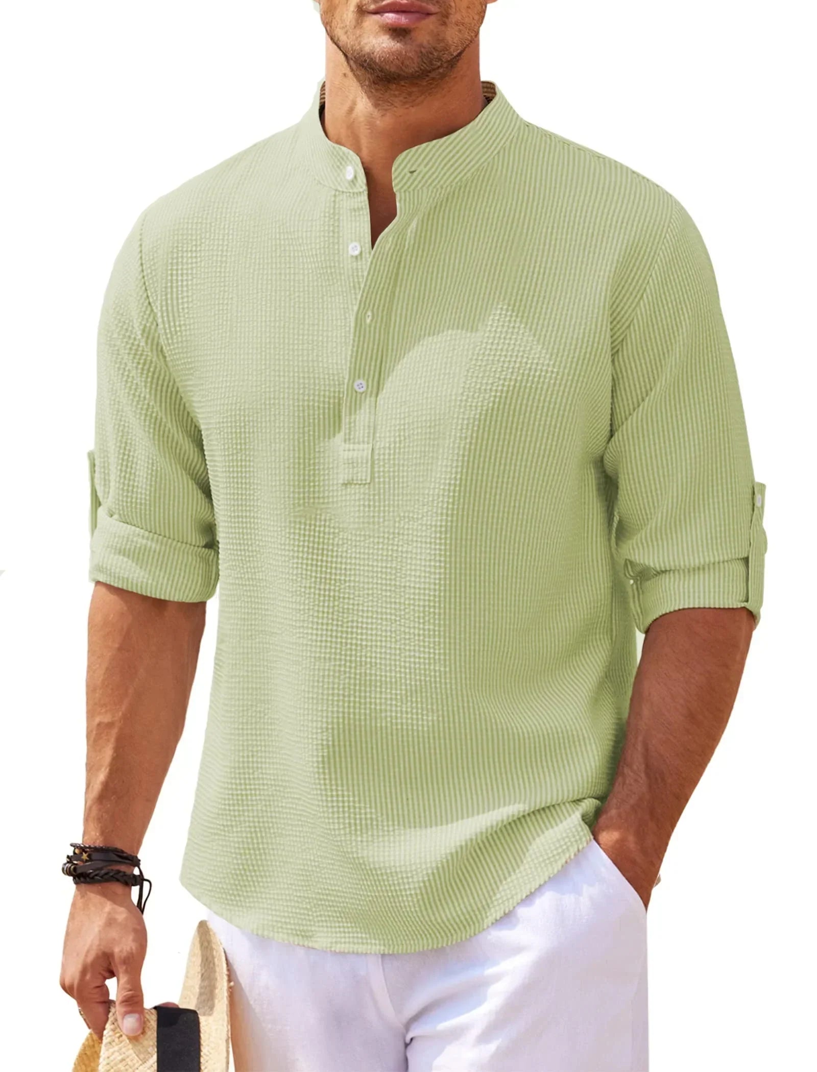 Achi™ La chemise à manches longues décontractée ultra confortable