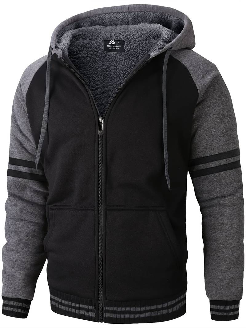 Jason – flauschige jacke mit kapuze