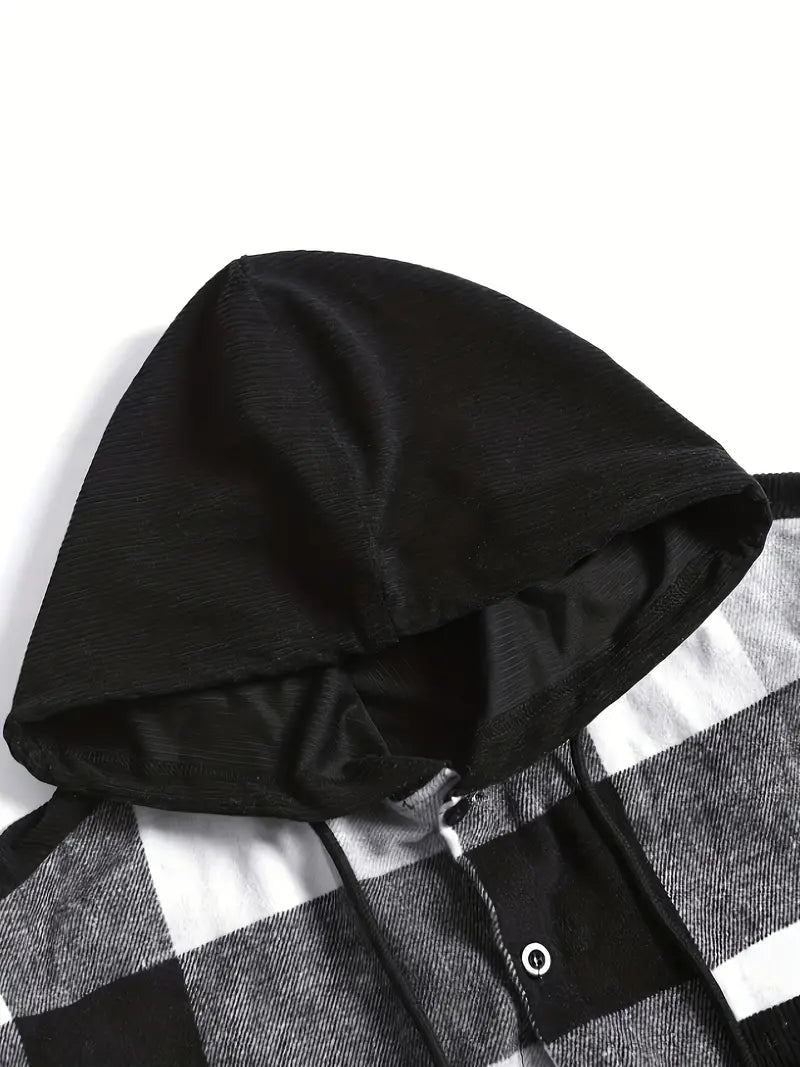 Desmond – veste à capuche à carreaux pour homme