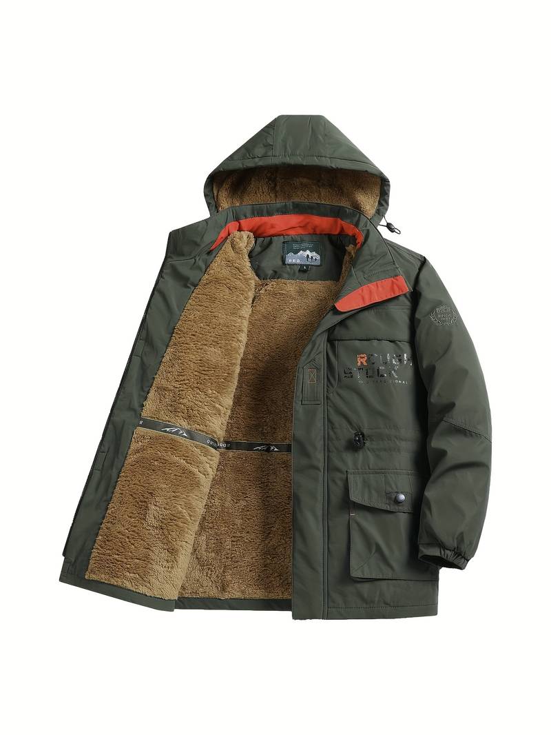 Andrew – veste d'hiver épaisse doublée polaire pour homme