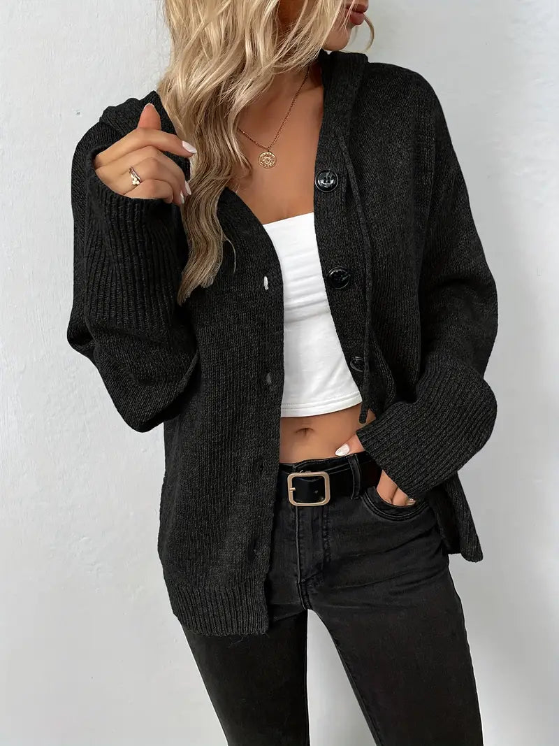 Sarah – cardigan élégant avec patte de boutonnage