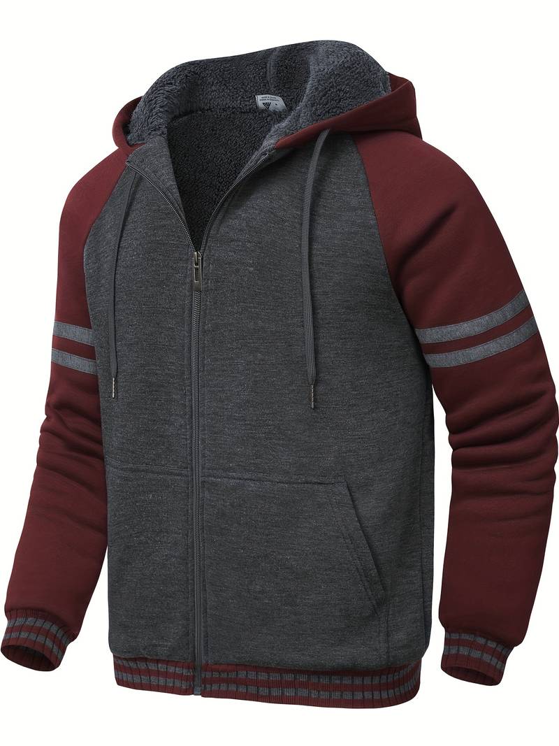 Jason – flauschige jacke mit kapuze