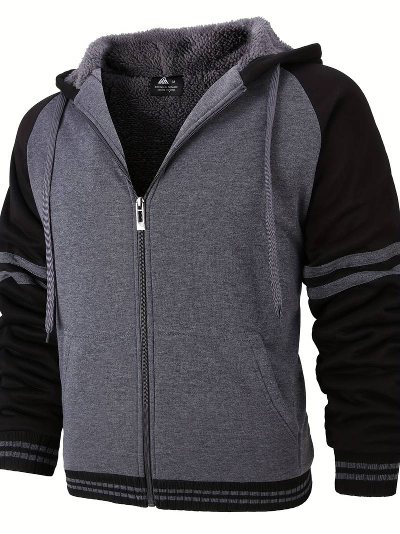 Jason – flauschige jacke mit kapuze