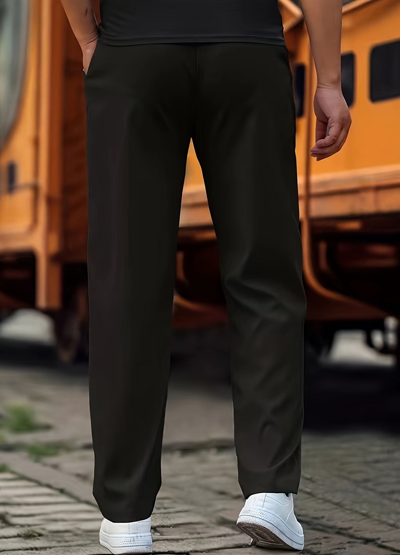 Georges | Pantalons élégants pour hommes | Noir