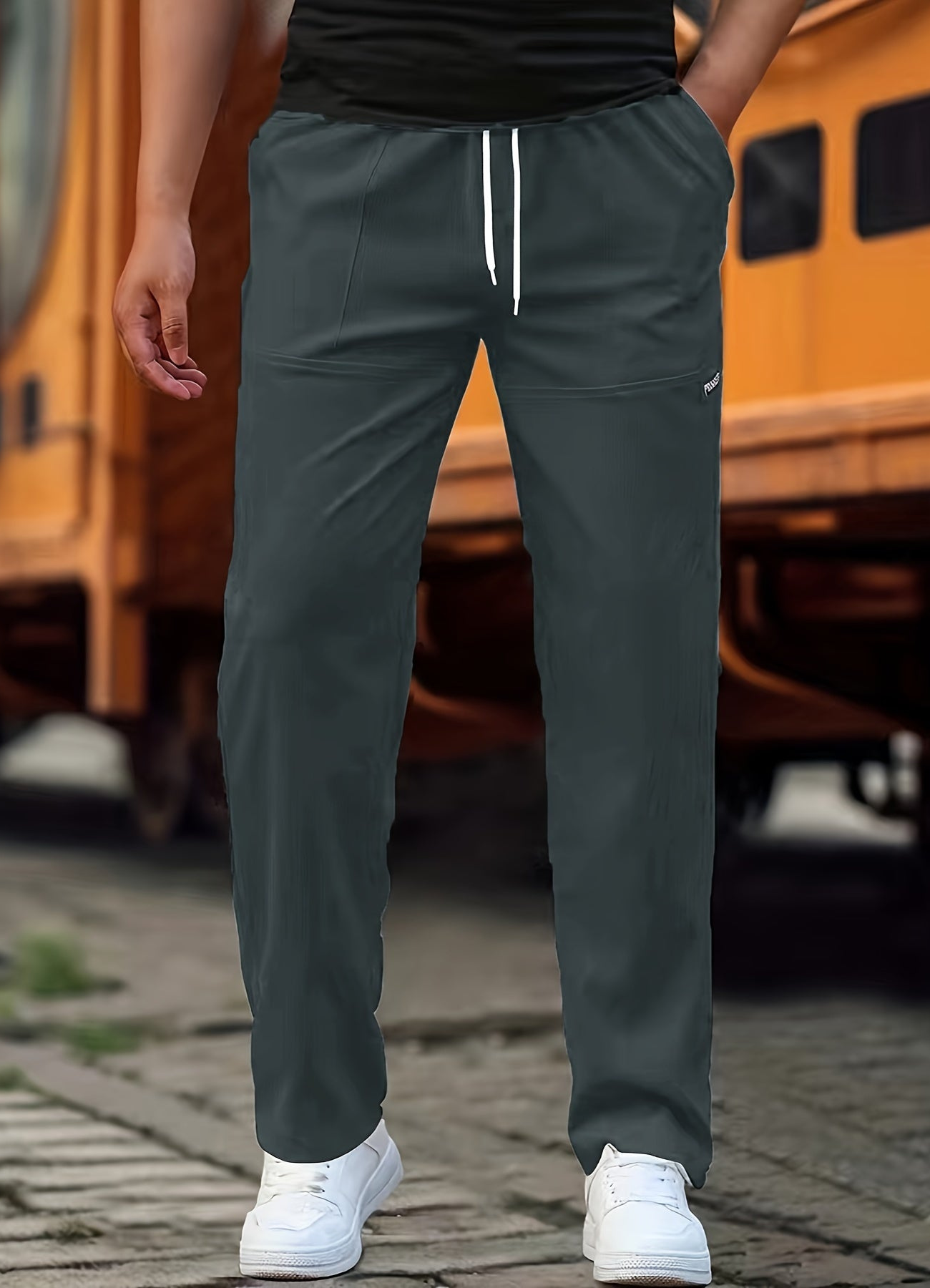 Georges | Pantalons élégants pour hommes | Noir