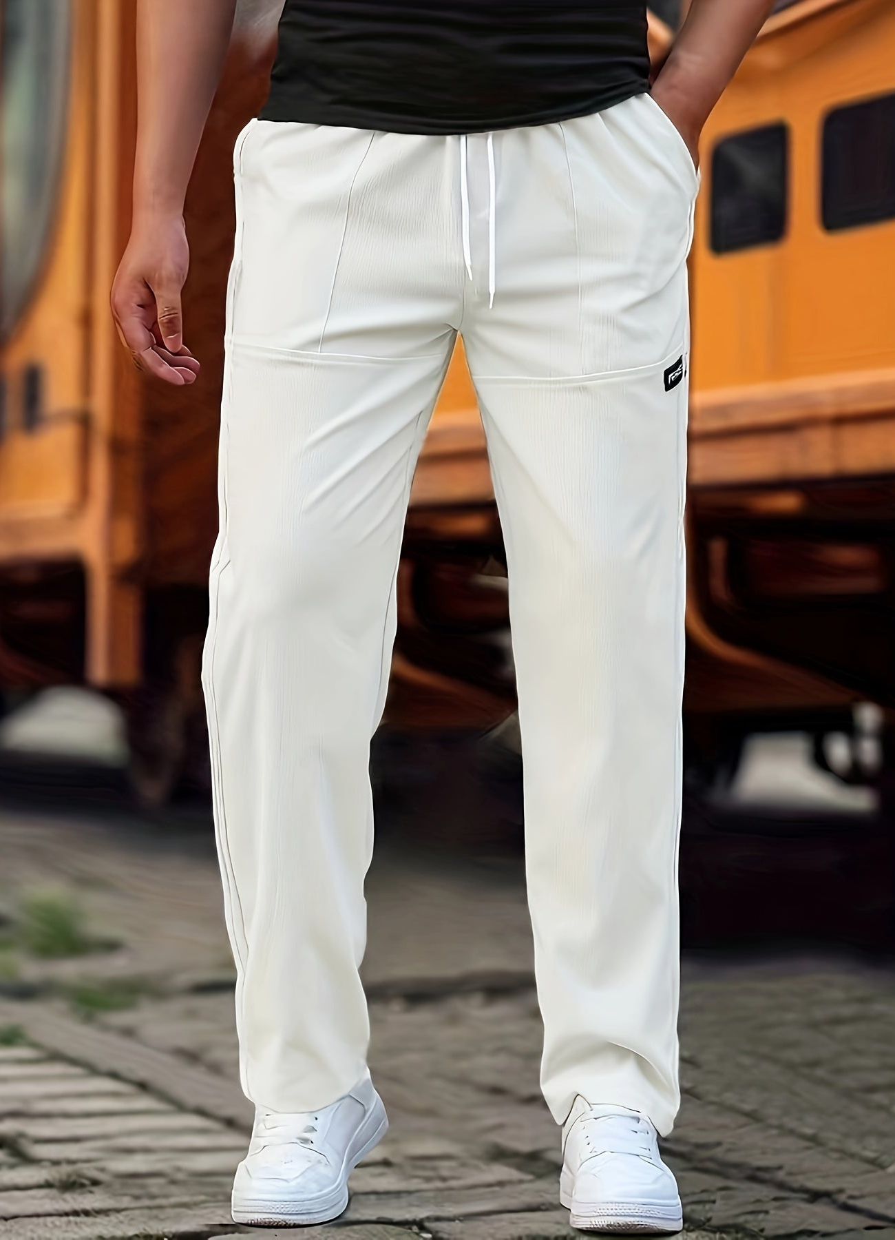 Georges | Pantalons élégants pour hommes | Noir