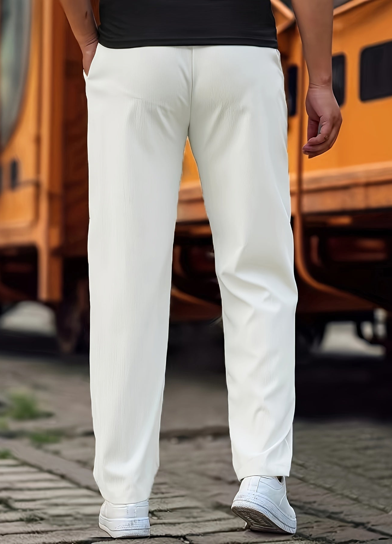Georges | Pantalons élégants pour hommes | Noir