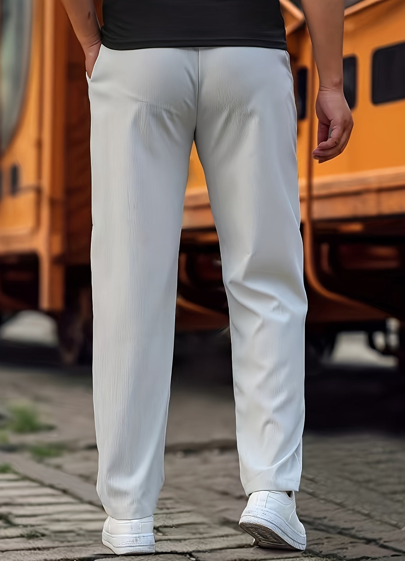 Georges | Pantalons élégants pour hommes | Noir
