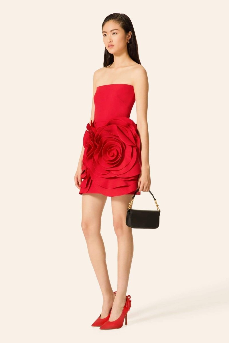 Trägerloses Minikleid „Eudora Flower“