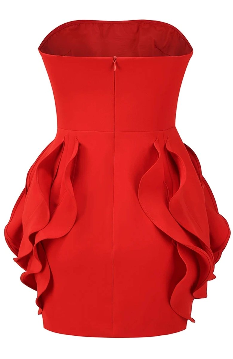 Trägerloses Minikleid „Eudora Flower“