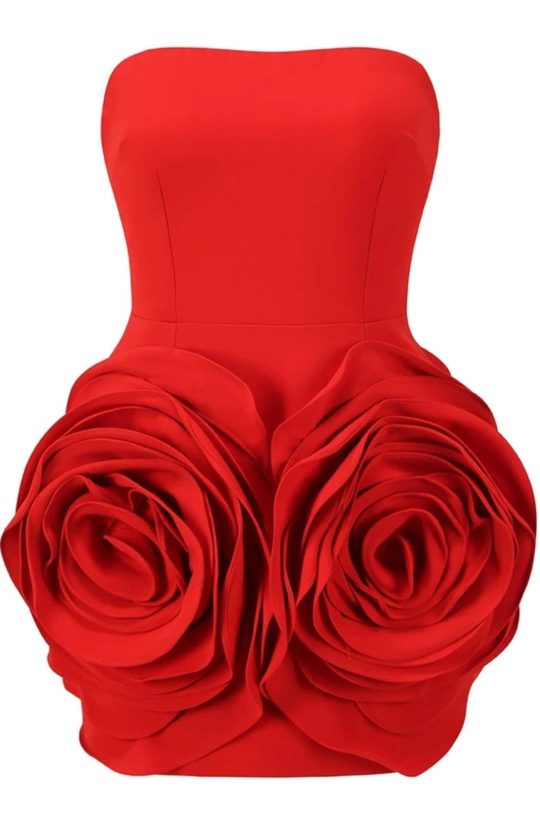 Trägerloses Minikleid „Eudora Flower“