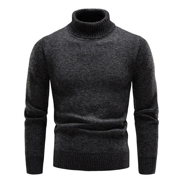 Olav - pull col roulé pour homme confortable et élégant
