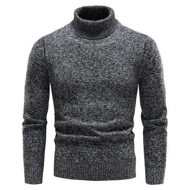 Olav - pull col roulé pour homme confortable et élégant