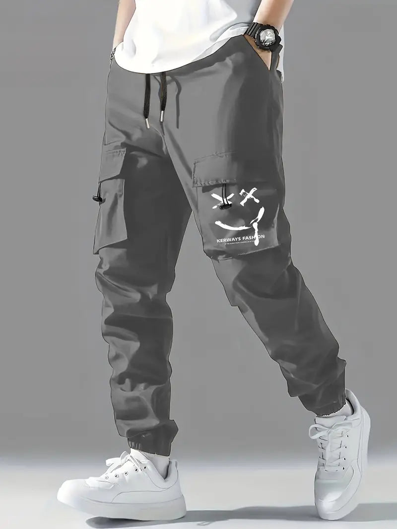 John – Pantalon cargo à cordon pour homme