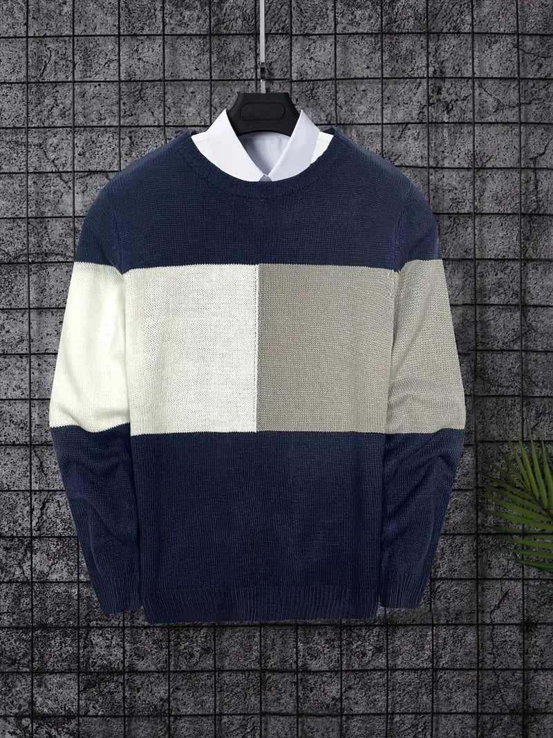 Andreas – Sweat-shirt tricoté décontracté et chaud pour homme