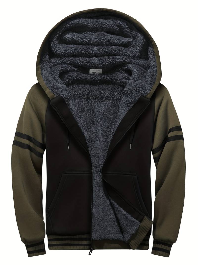 Jason – flauschige jacke mit kapuze