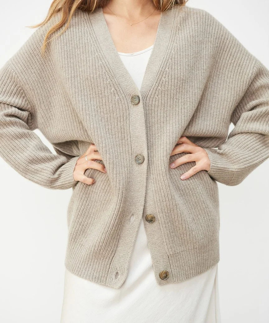 Senax | Cardigan col V en cachemire