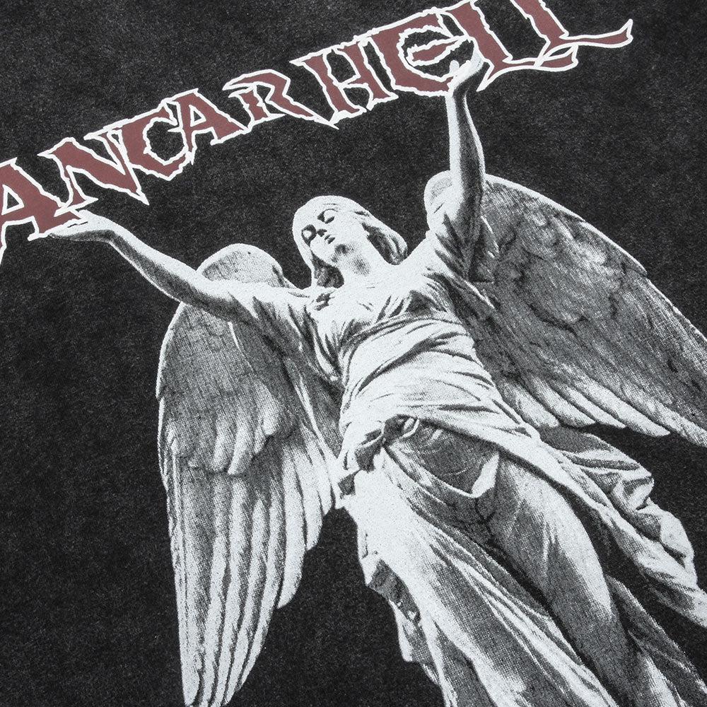 "Angel Statue" - Oversize T-Shirt mit Print
