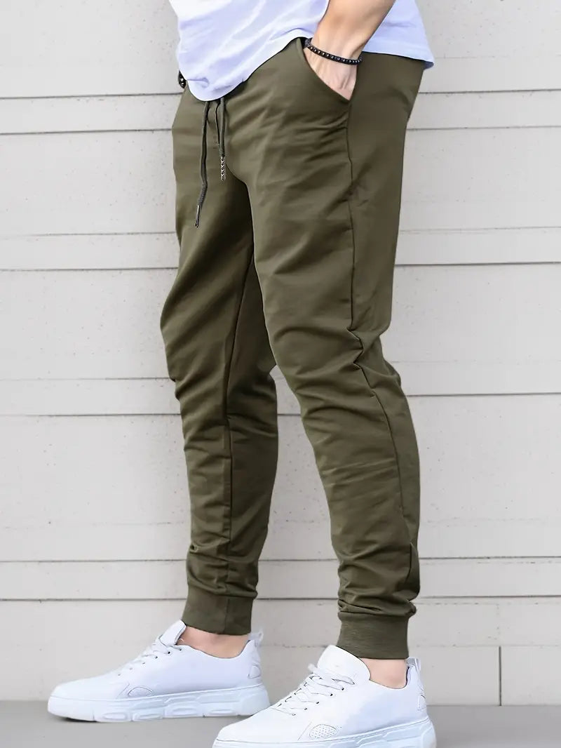 Cassian – pantalon de jogging fin avec cordon de serrage et poches pour le printemps/été