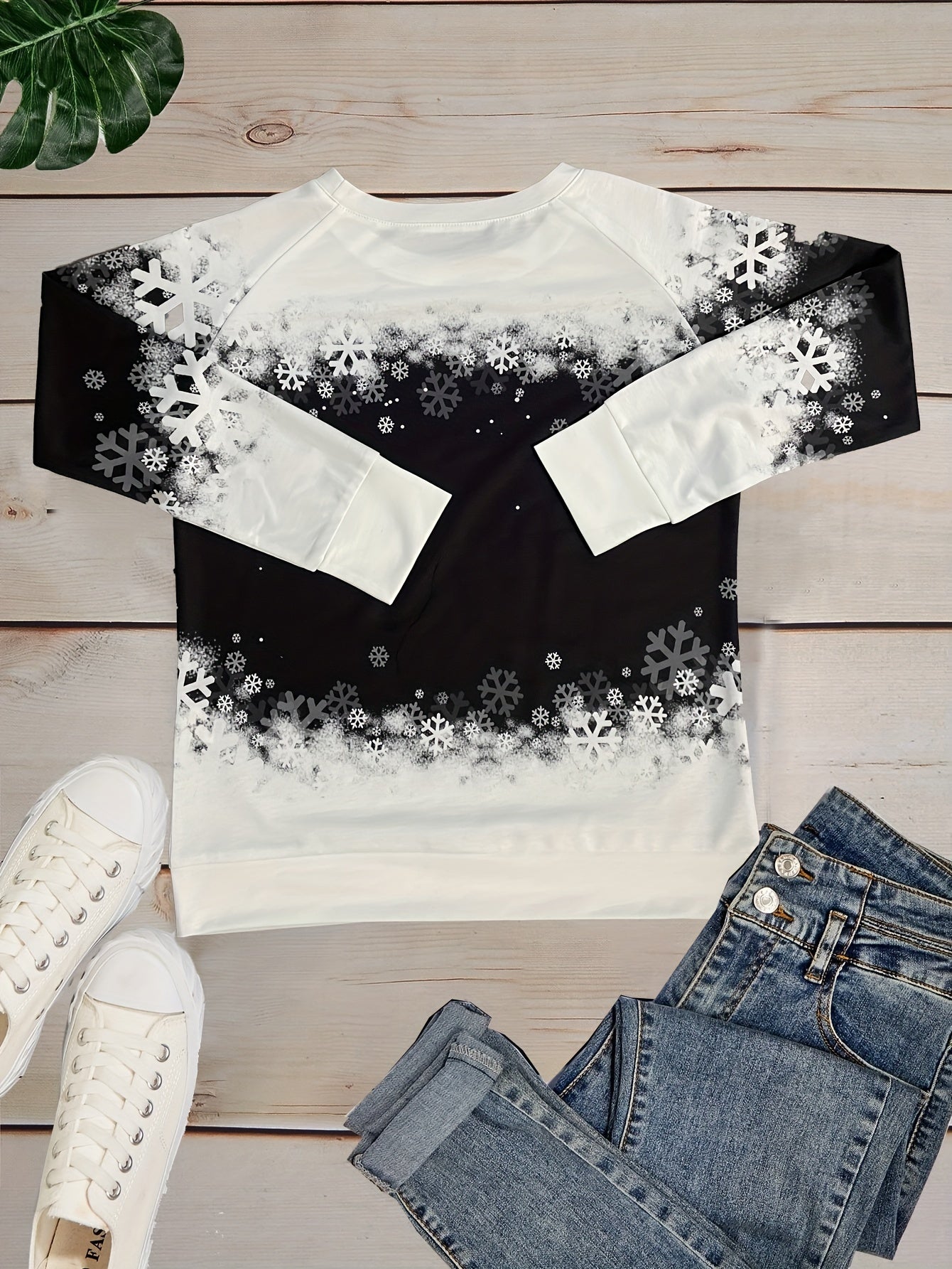 Kamilla™ - Pull avec imprimé chat des neiges